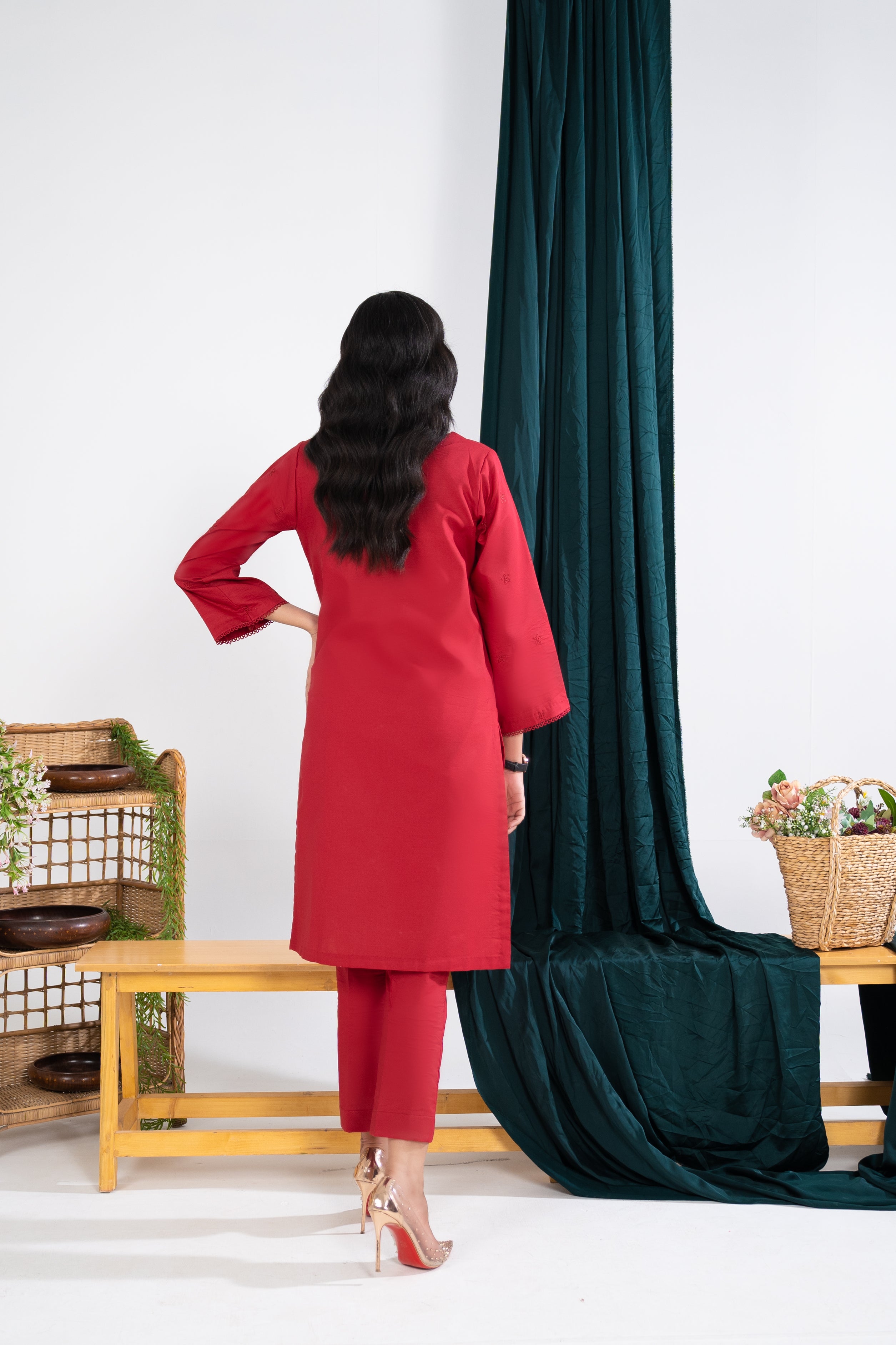 Lawn Embroidered 2PC Dress - LR9