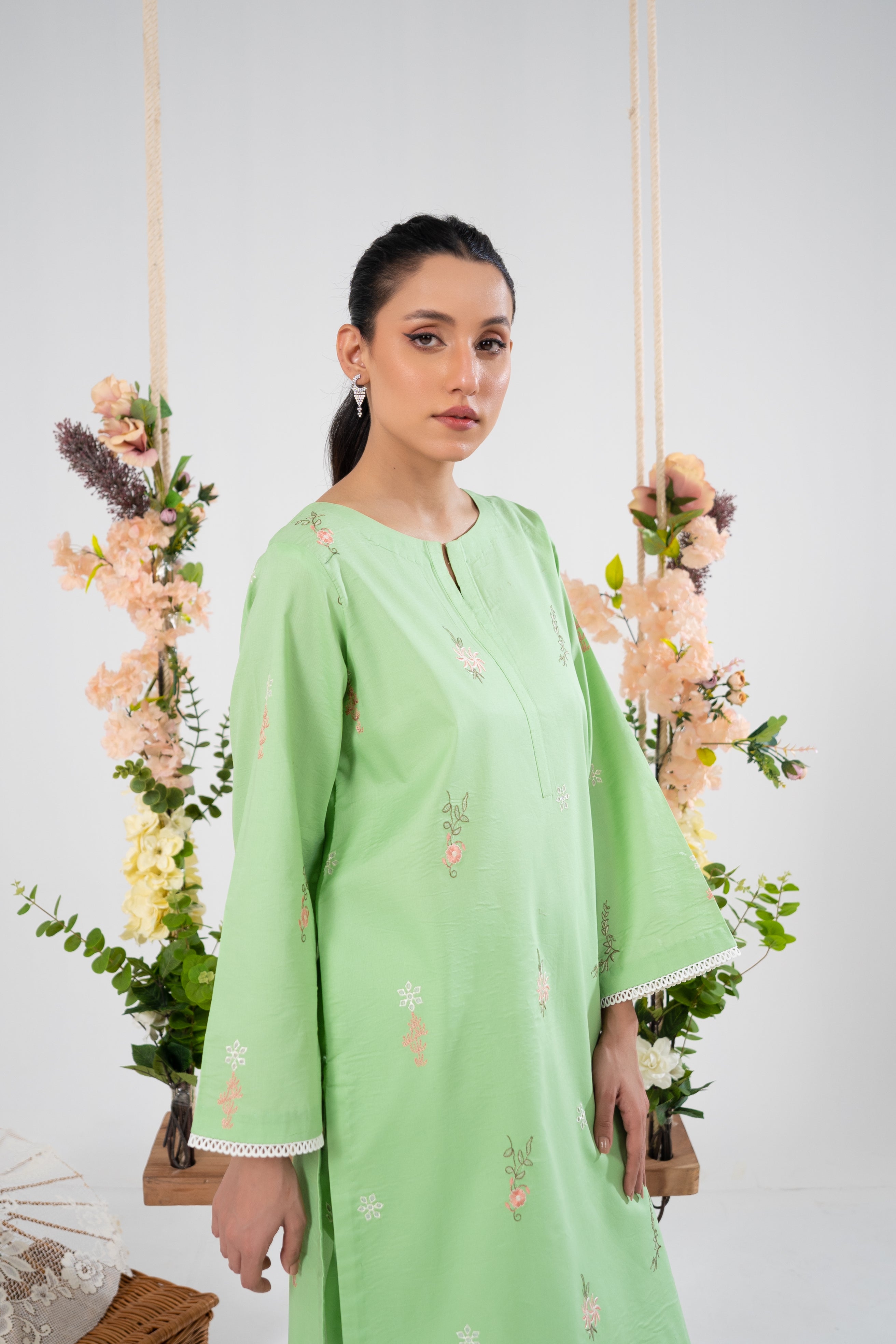 Lawn  Embroidered 2PC Dress - LR17