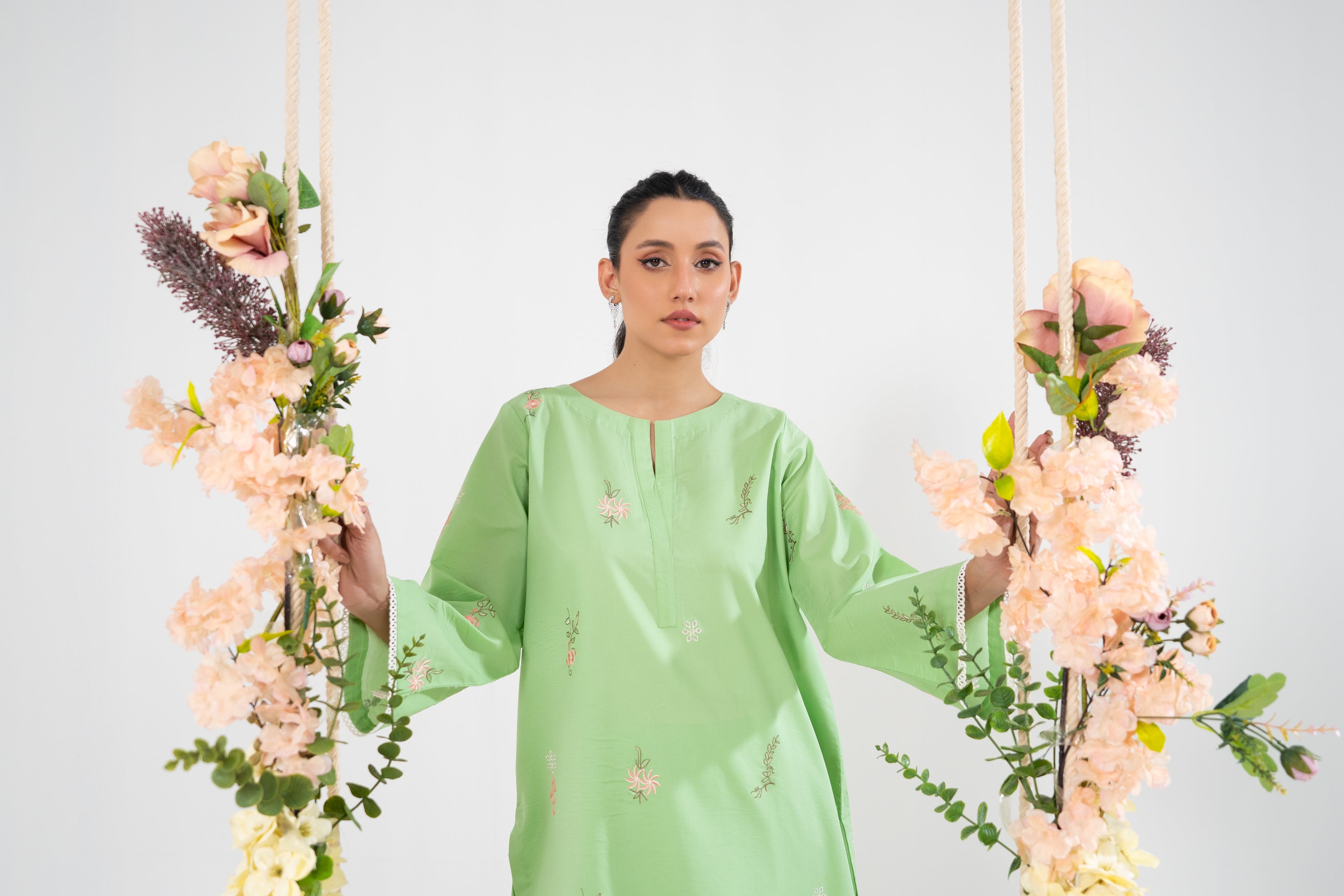 Lawn  Embroidered 2PC Dress - LR17