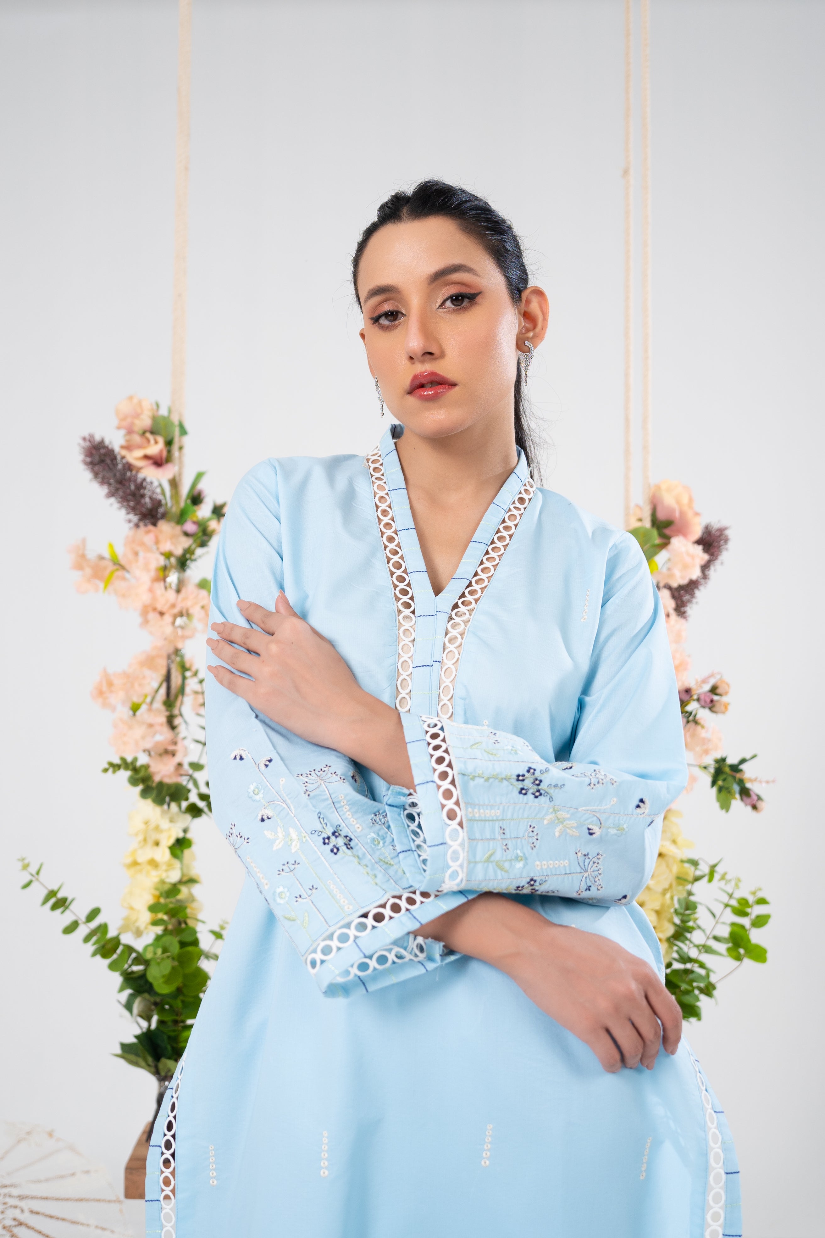 Lawn  Embroidered 2PC Dress - LR20