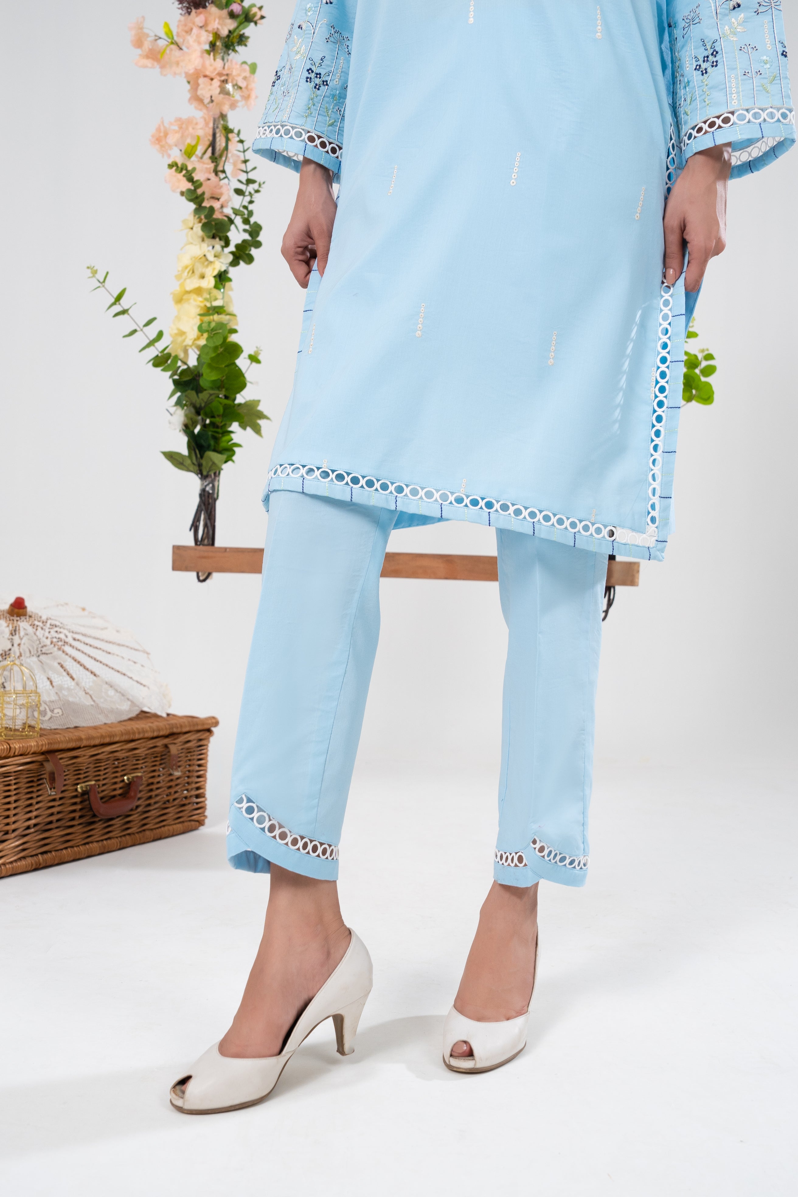 Lawn  Embroidered 2PC Dress - LR20