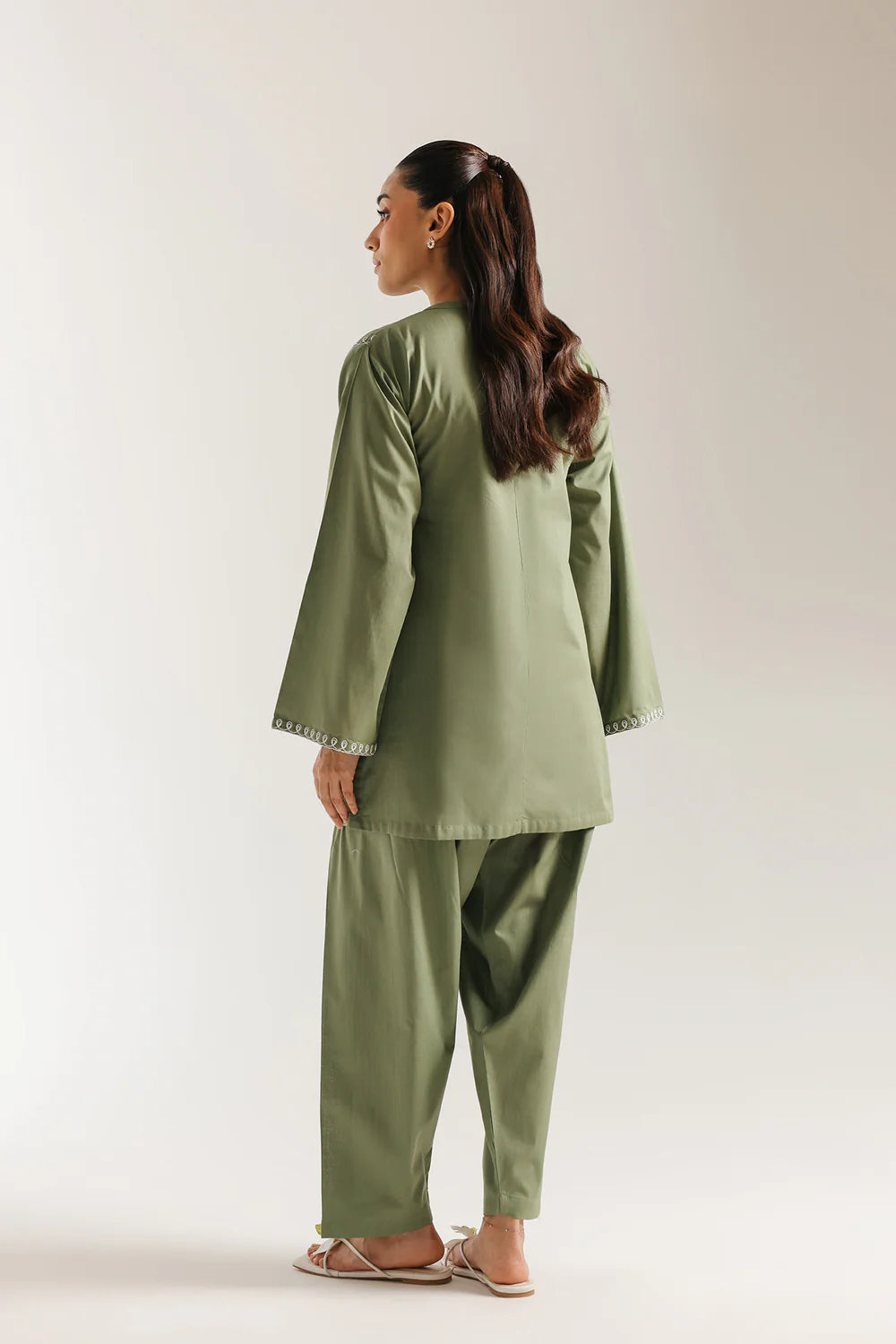Sabz 2Pc - Embroidered Lawn Dress